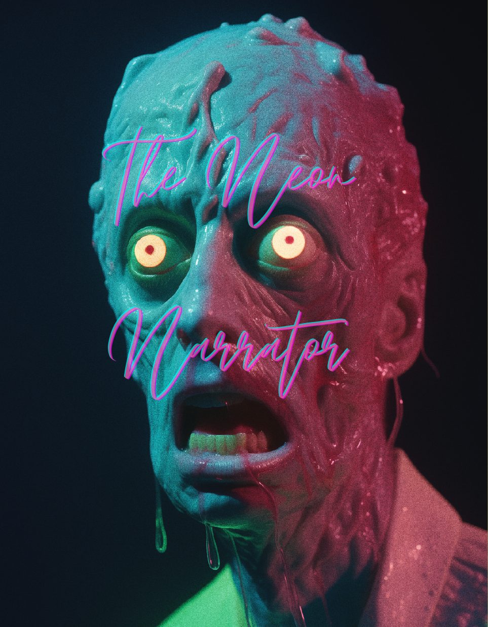 Interior spread: The Neon Narrator